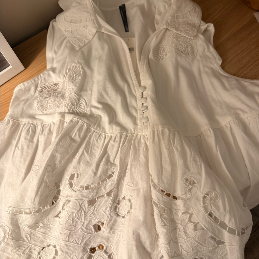 Anthropologie Lace Bay Doll Blouse New - Picture 7 of 7